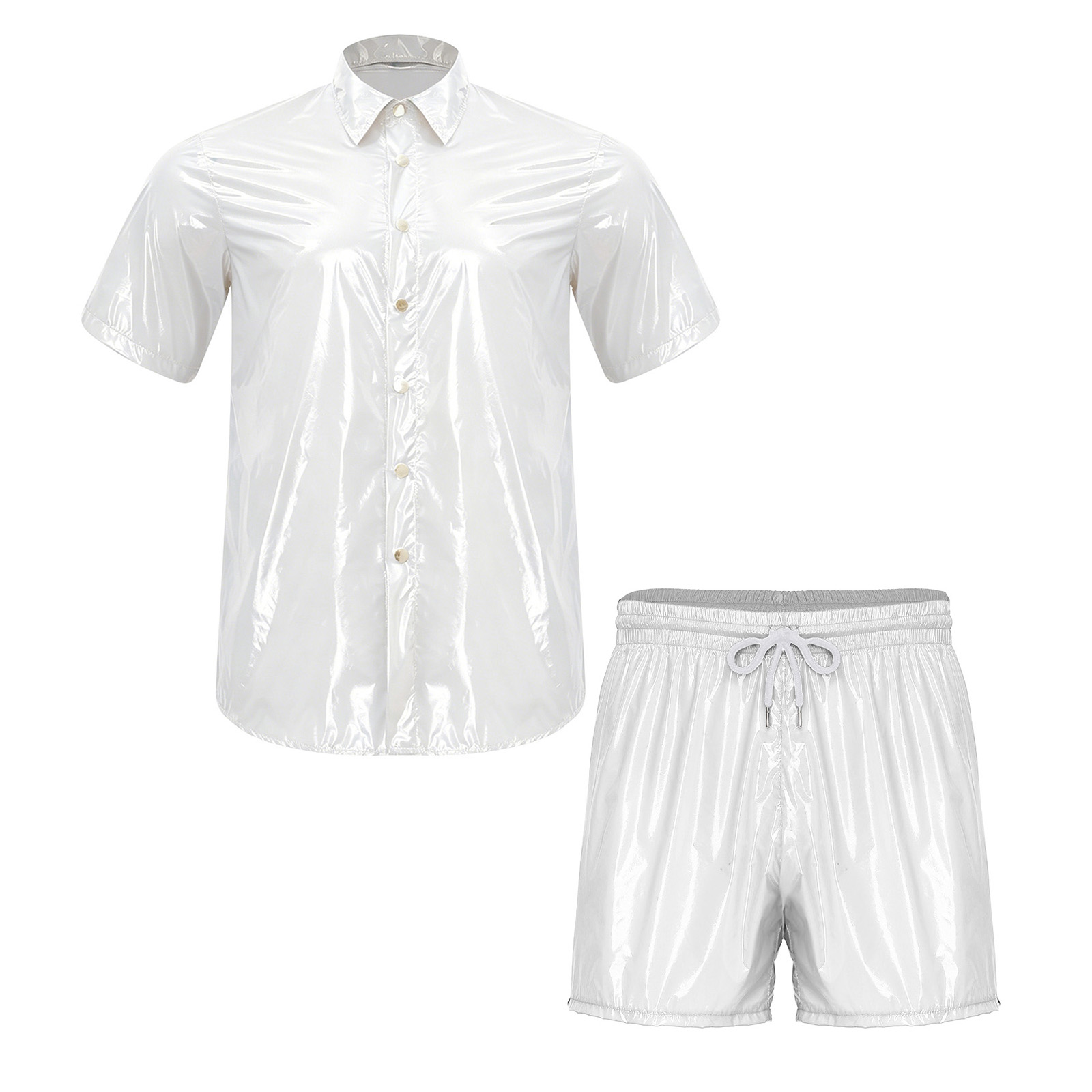 Men Glossy Waterproof Tops and - Diapering 评论和价格