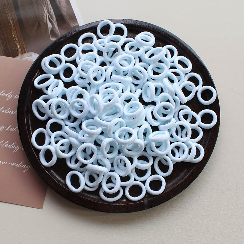 100 Pcs/Lot Elastic Hair Bands - Baby Gear 评论和价格