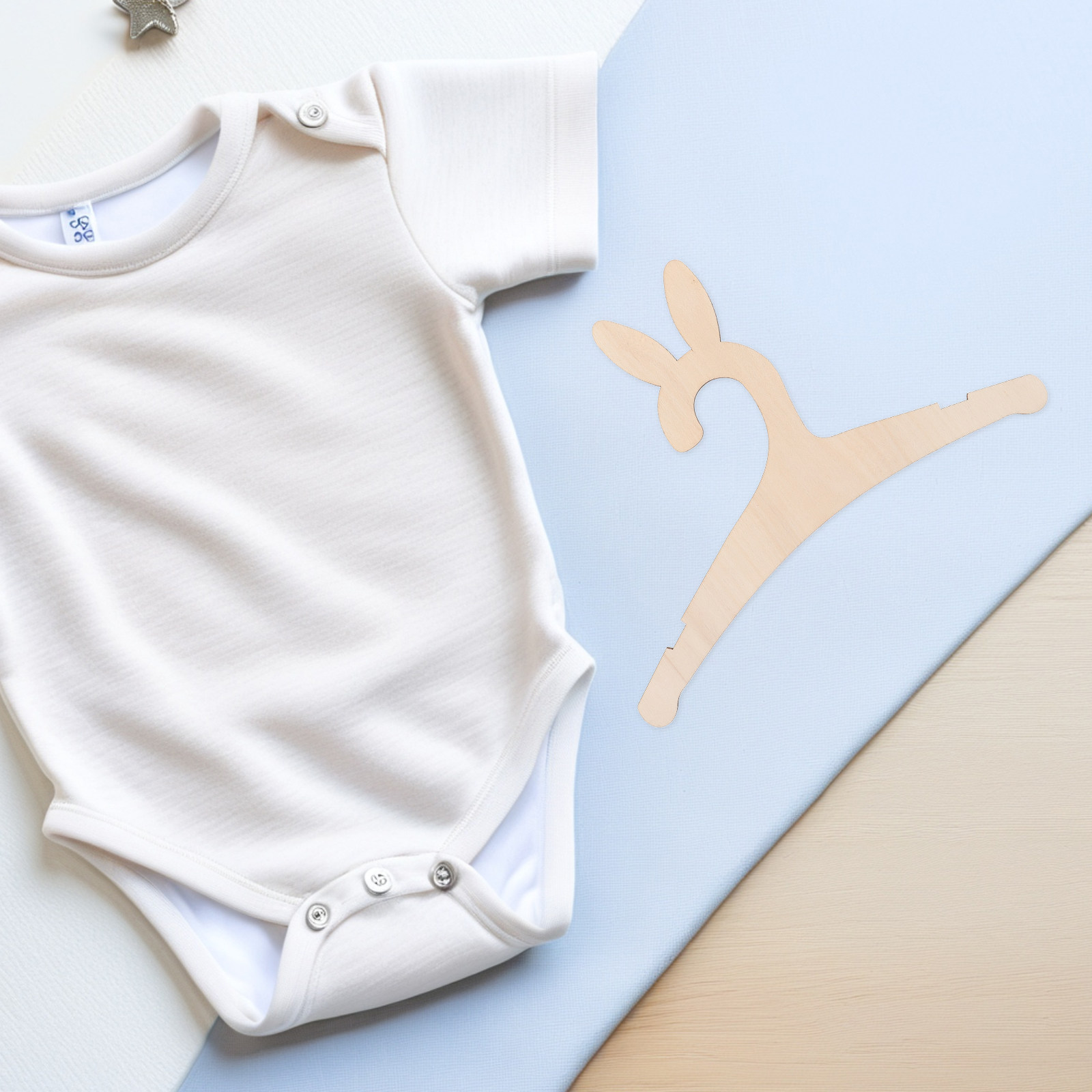 5Pcs DIY Wooden Baby Clothes H - Baby Clothes 评论和价格